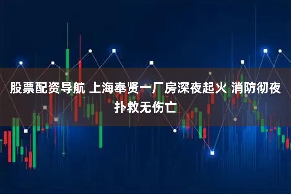 股票配资导航 上海奉贤一厂房深夜起火 消防彻夜扑救无伤亡